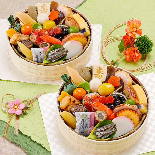 京菜味のむら　個食二段重「花籠」